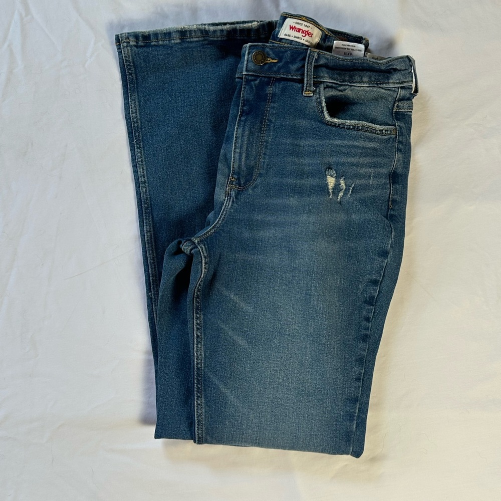 Wrangler Women's High Rise Jeans - Blue